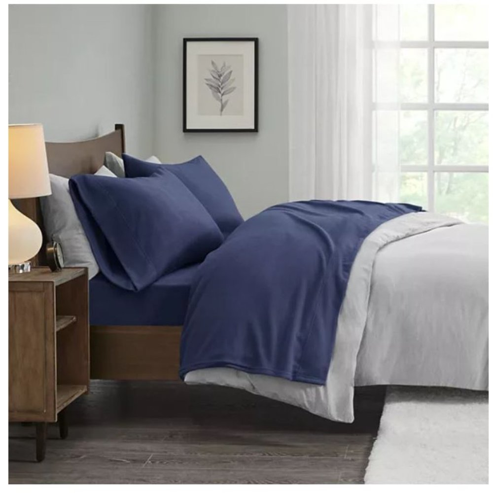 NEW True North by Sleep Philosophy Microfleece TWIN Sheet Set